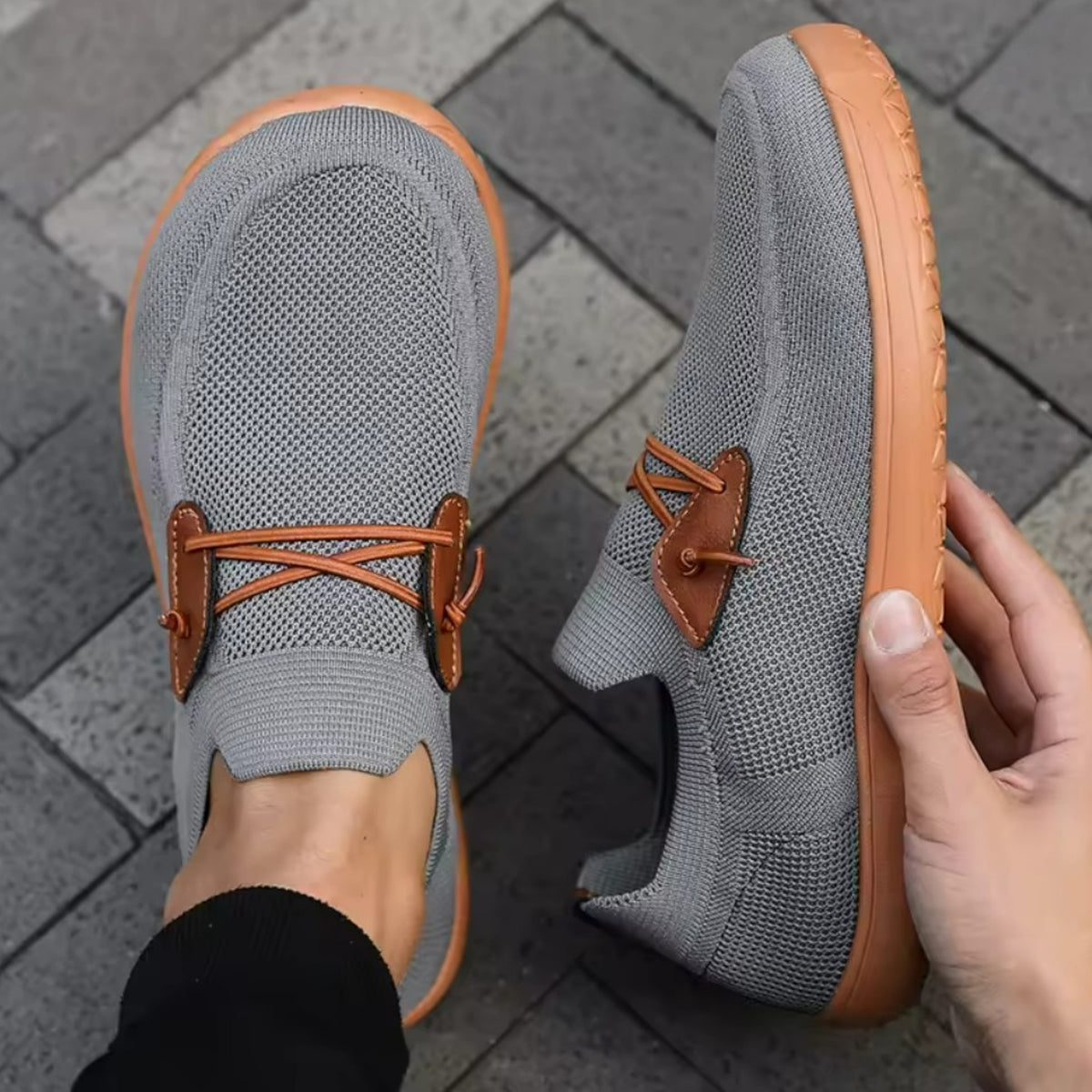 Oxford — Zapatillas Barefoot de Piel Sintética