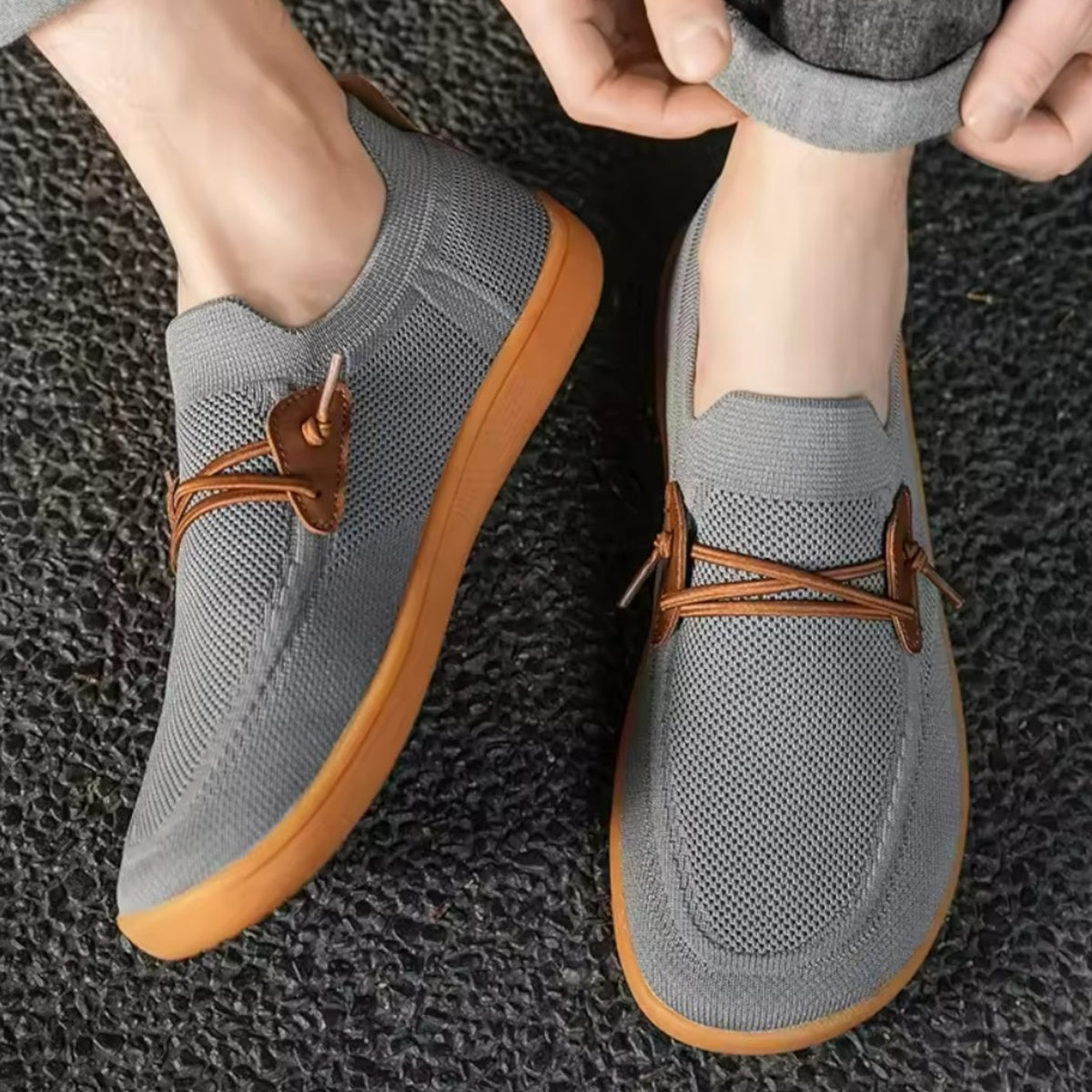 Oxford — Zapatillas Barefoot de Piel Sintética