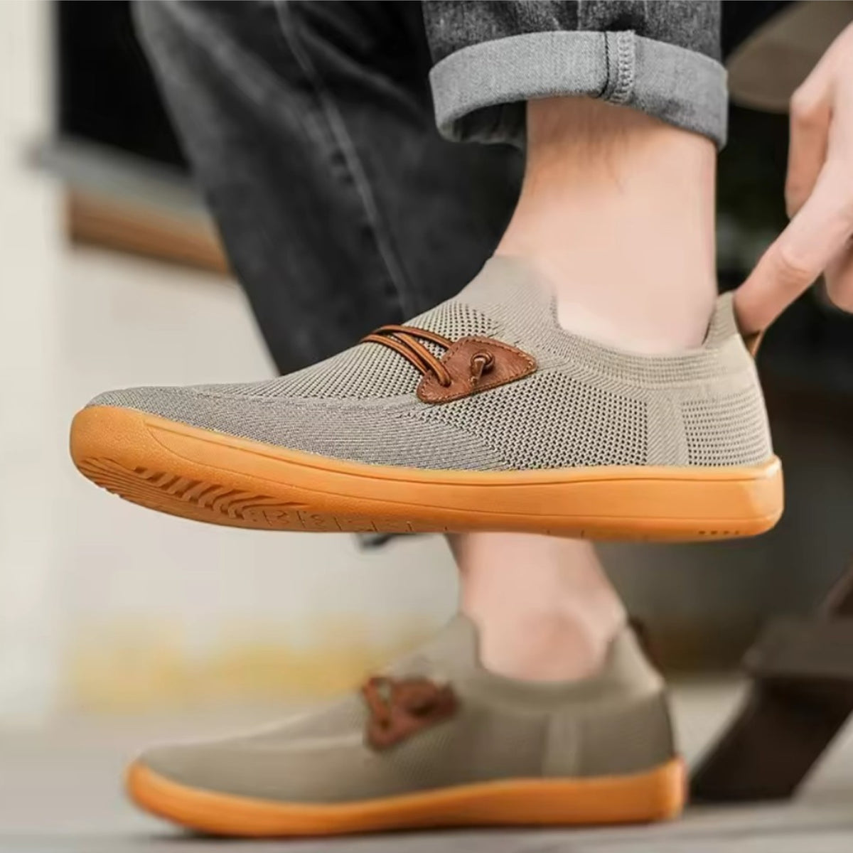 Oxford — Zapatillas Barefoot de Piel Sintética