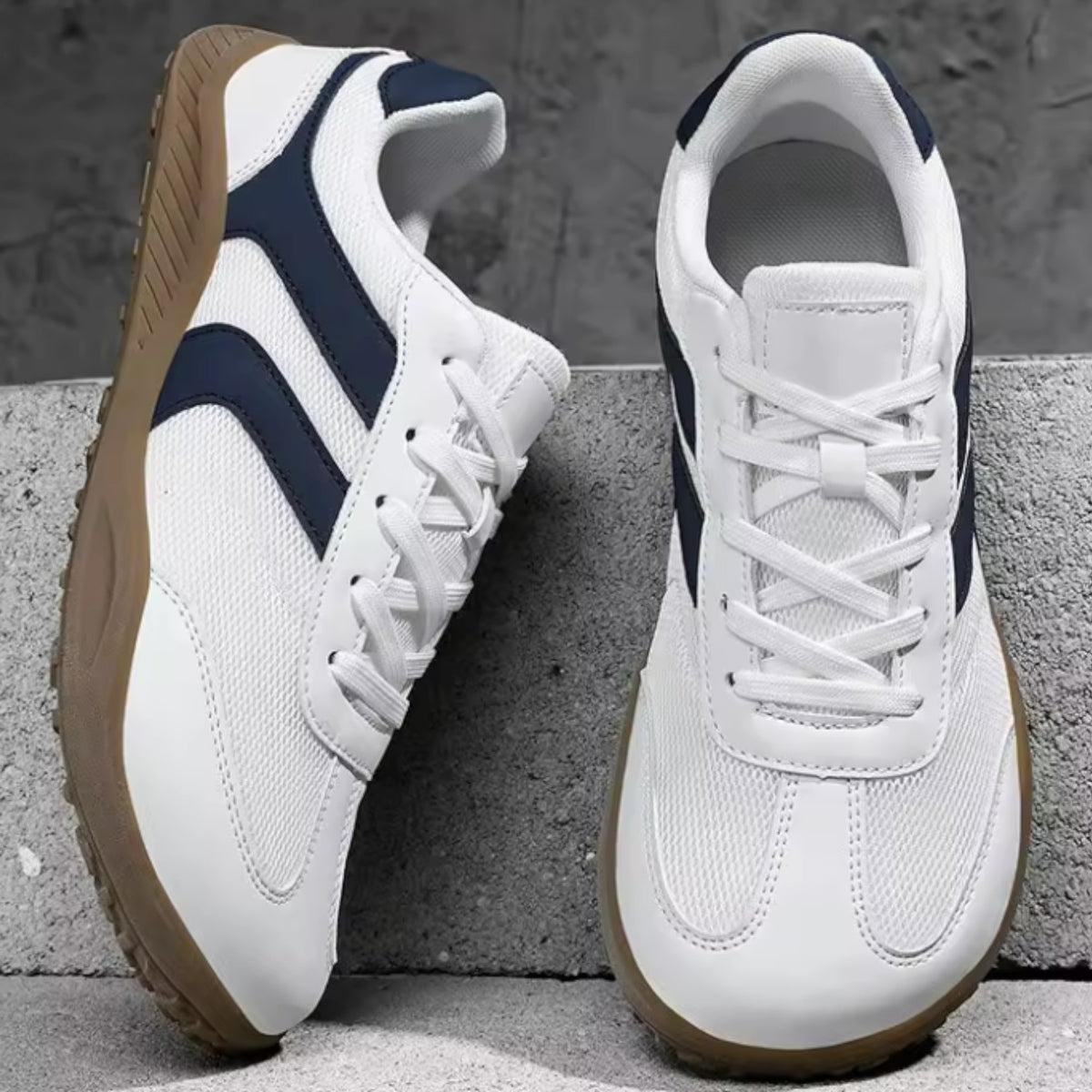 GAT Retro Azules Army — Zapatillas Barefoot Transpirables