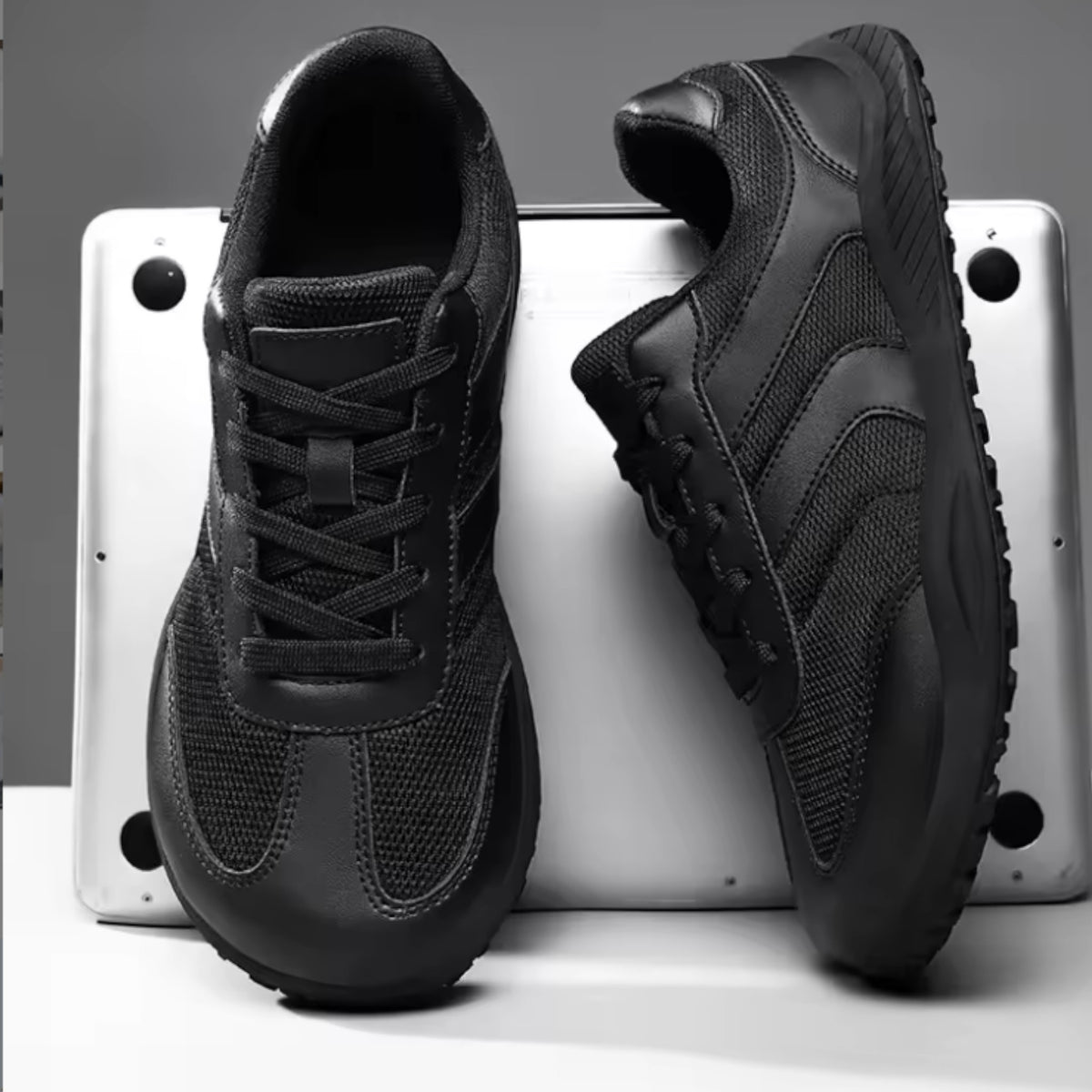 GAT Retro Negras Army — Zapatillas Barefoot Transpirables