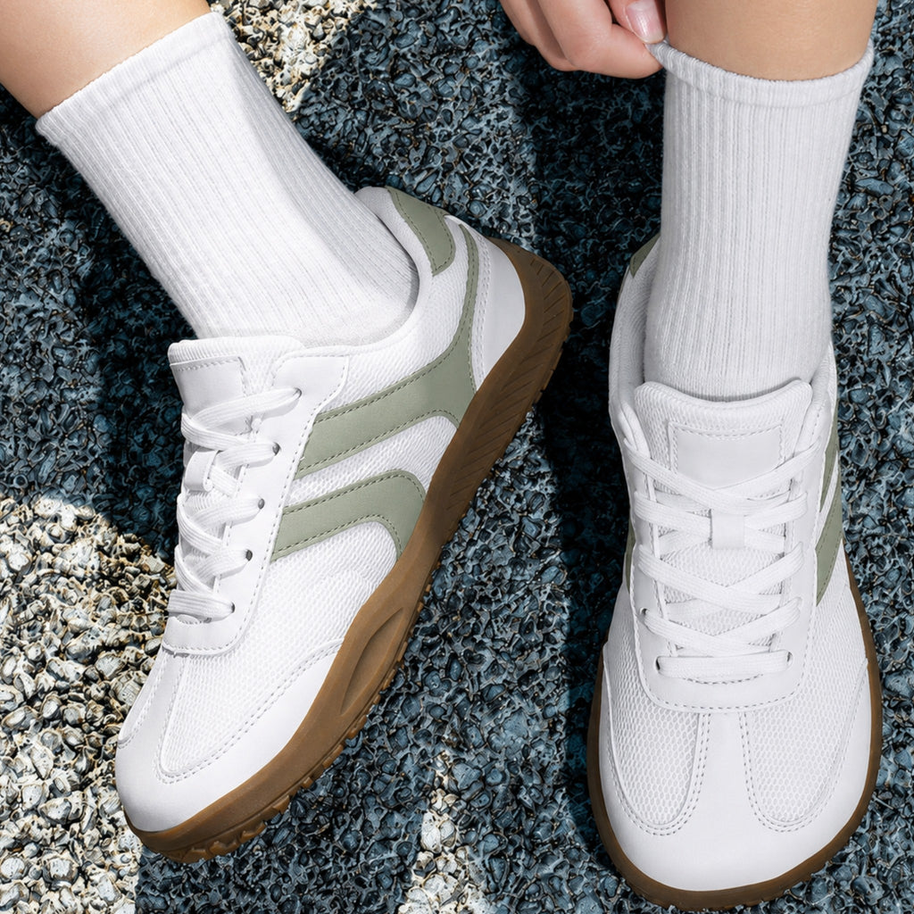 GAT Retro Verdes Army — Zapatillas Barefoot Transpirables